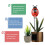 Medidor de humedad 3 Cal Tables Ladybug 28cm/11.0in pH 8