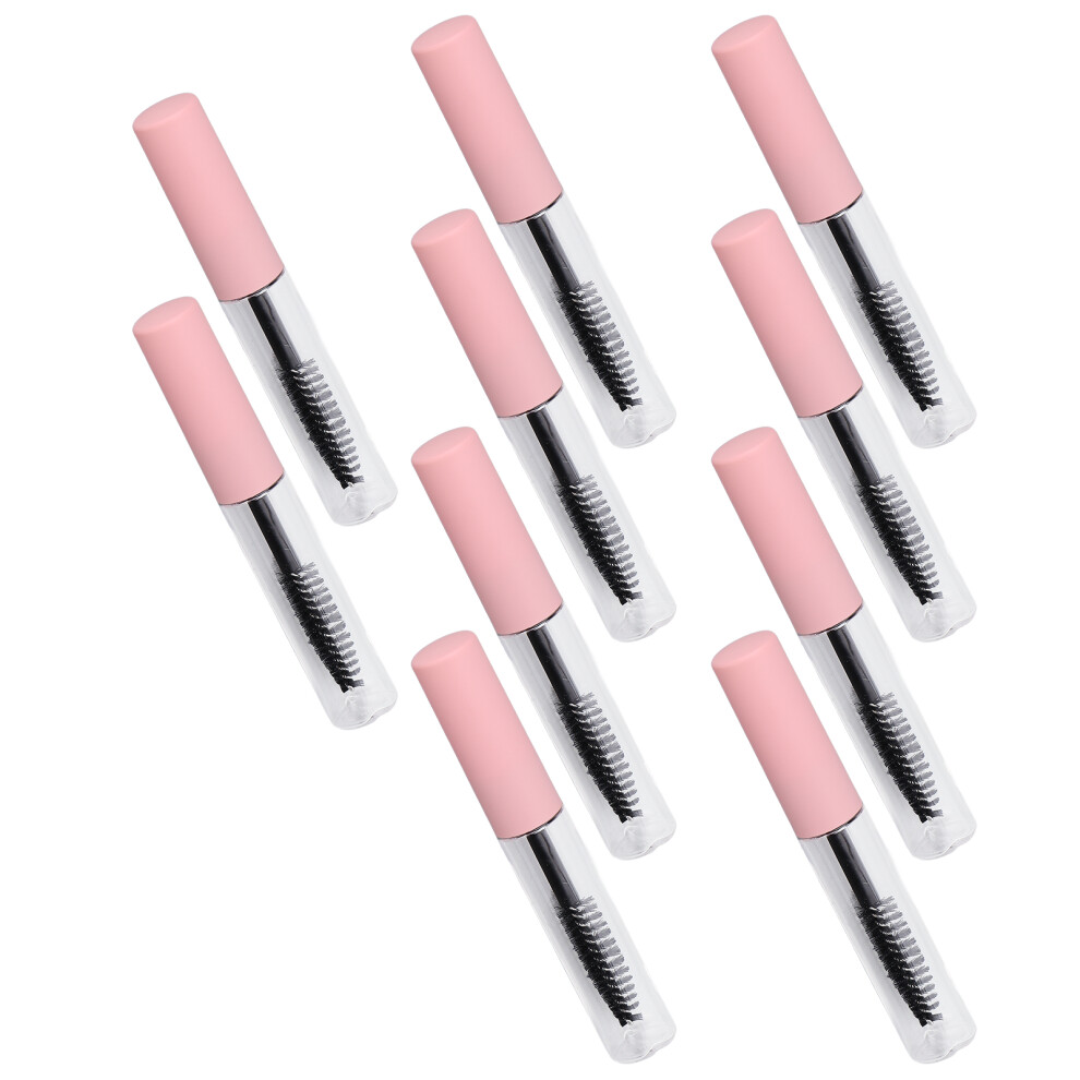 10pcs 5ml Empty Mascara Tube Refillable Clear Portable Eyelashes Mascara Cosmetic Bottle for Eyelash Growth Oil