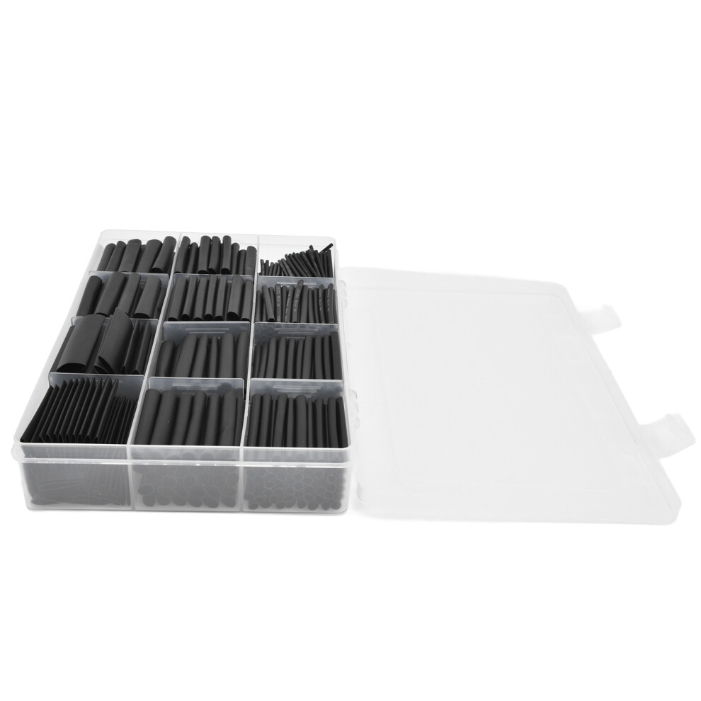 650Pcs Heat Shrink Tubing Boxed Insulated Sheathed Flame Retardant Electronic Diy Kit 7691321986321