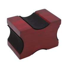 Supporto per manico di chitarra rosso - legno massiccio + sughero, liutaio