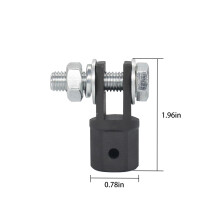 Scherenwagenheber Adapter Bohrmaschine 1/2 Zoll Antrieb auf 13/16 Zoll Radmutternschlüssel