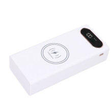 L16 DIY 16x18650 Boîtier LCD blanc Batterie externe 2 USB