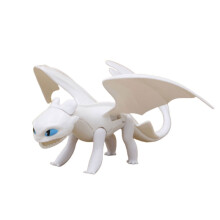 (Light Fury)Come addestrare il tuo drago furia notturna action figure mobili giocattoli in plastica modelli