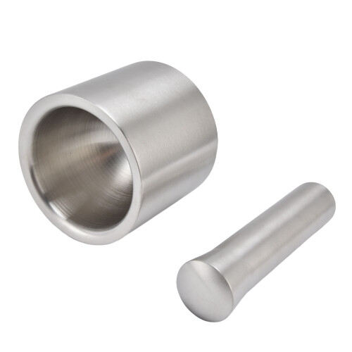Mortier-pilon à structure double métallique 875 g/30,9 oz