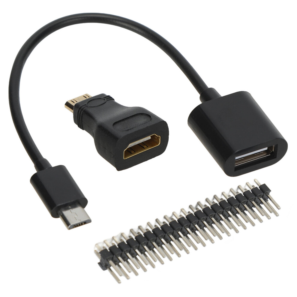 Mini Hd To Hd Adapter Micro Usb To Usb Female Power Cord 40P For Raspberry Pi Zero Pin Kit 7891321990018