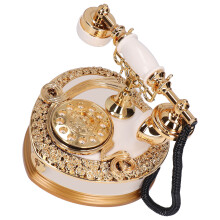 Boîte à musique en forme de cœur pour téléphone 18 x 17 x 18 cm 567 g blanche