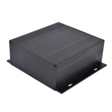 6063-T5 Boîte 1.25-1.5mm 47x133x120mm Noir mat
