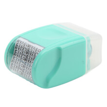 Timbro Confidenziale con rullo in ABS, 17 mm (0,7 in) Verde