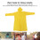 Imperméable à capuche universel 160 g taille unique jaune 5