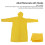 Imperméable à capuche universel 160 g taille unique jaune 7