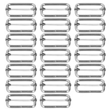 Metallgürtel- und Kleidungsverschieber 20 Stück, langlebige, lichtechte Rechtecke 4x38x20mm