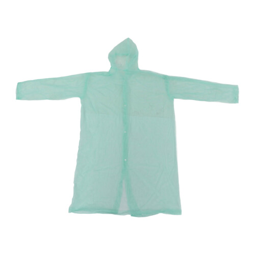 Imperméable portable vert taille unique 160 g unisexe capuche 1