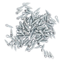 100 piezas de clavos para neumáticos de nieve 4x12 mm Color tal como se muestra