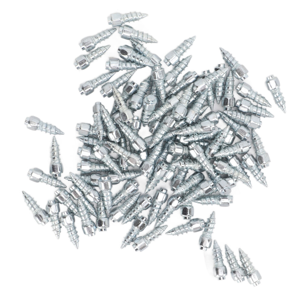100Pcs Snow Tire Studs Anti Skid Falling Wheel Tyre Spikes For Car Snowmobile Motorcycle Bicycles Scooter 7891321994764