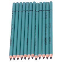 12 crayons au charbon, bois de hêtre, noyau au charbon