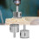 2Pcs Tile Drill Bits 40mm Lower Resistance High Efficiency Sturdy Durable Wide Application Glass Drill Bit 9