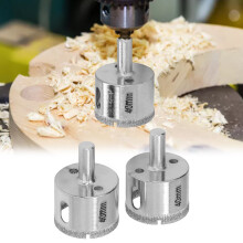 2Pcs Tile Drill Bits 40mm Lower Resistance High Efficiency Sturdy Durable Wide Application Glass Drill Bit
