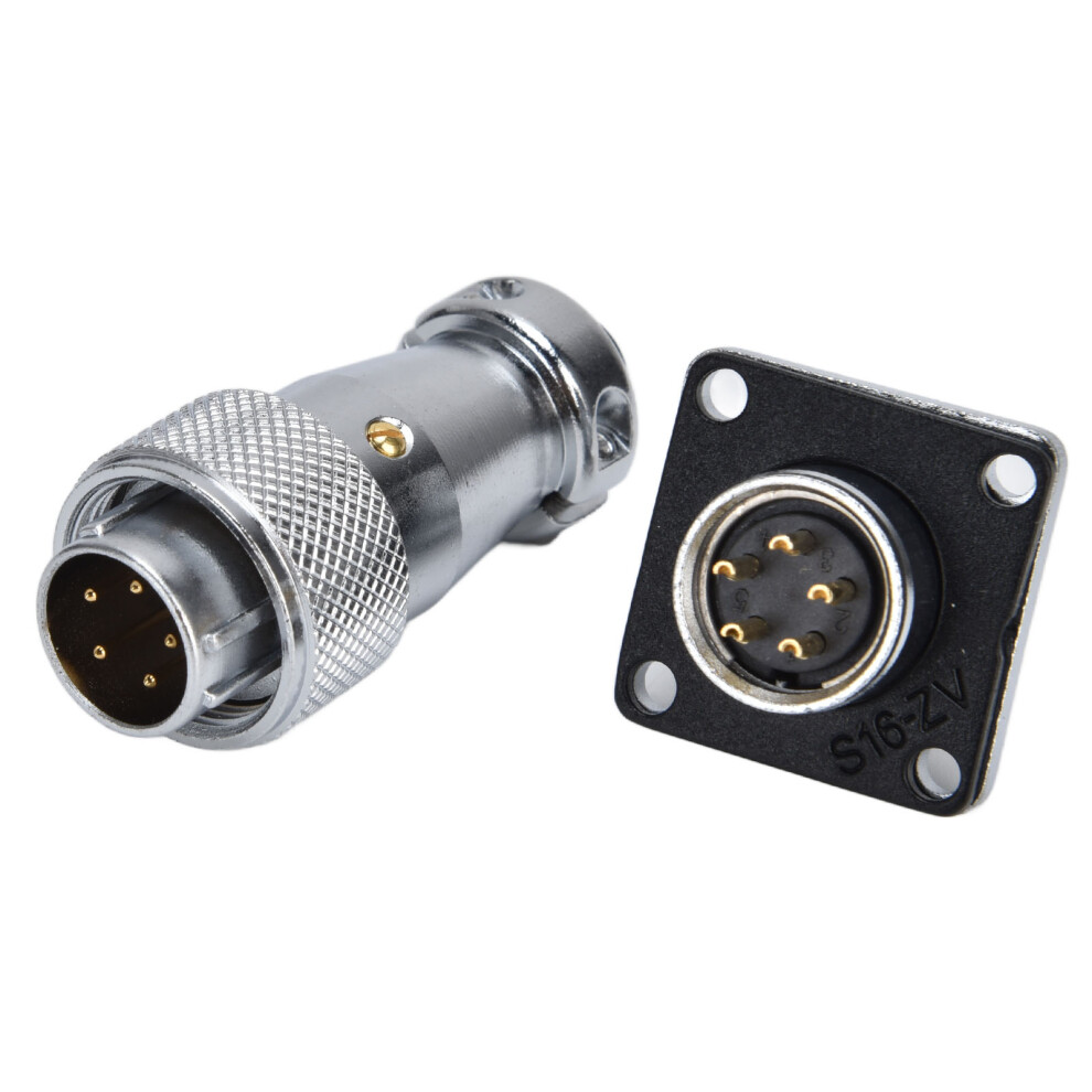 500V Ws16 Aviation Plug Socket Connector Ws16 Pin Male Plug Female Socket Waterproof Power Connector 7691321997556