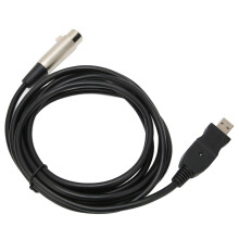 Cavo microfono USB maschio a XLR femmina 9,8 piedi Nero