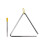 Ensemble d'instruments de percussion triangle - fer et hêtre 6