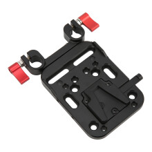 Splitteur de plaque de batterie V-mount, pince de 15 mm / 0,6 po