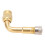 Extensor de válvula de neumático de latón de 90 grados 4,3 cm 16 g 9