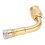 Extensor de válvula de neumático de latón de 90 grados 4,3 cm 16 g 4