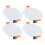 LED Deckenleuchte Set 4x 12V 3W IP44 Weiß 16
