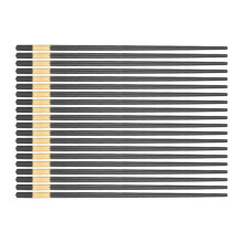 10 pares, palillos de fibra de vidrio de 9,5 pulgadas, 335 g
