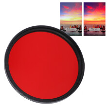 Filtre d'objectif Nikon de 62 mm - Verre optique rouge pur pour la photographie créative