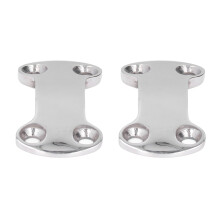 Lot de 2 boucles à pression en acier inoxydable 316 pour sangles tensionnement et sécurisation