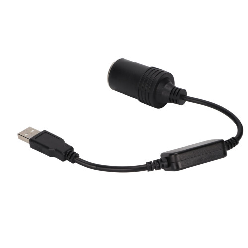 Adattatore USB 5V a 12V per accendisigari, 1 A, 30 cm 2