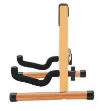 Soporte para violín de madera plegable, 21.5cm/8.5in, color madera