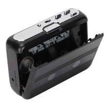 TON007B Lecteur de cassette noir Bluetooth 4.2, prise jack 3,5 mm