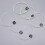NX36 Corde classiche in nylon 3-set, placcate d'argento. 9