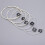 NX36 Corde classiche in nylon 3-set, placcate d'argento. 8