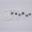 NX36 Corde classiche in nylon 3-set, placcate d'argento. 6
