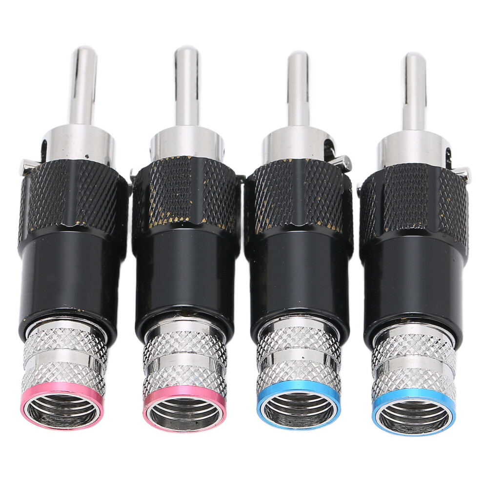Preffair Banana Plugs Hifi Banana Speaker Plug Connectors For 10Mm Diameter Cable 9411322001919