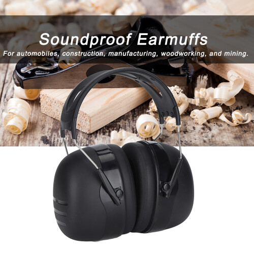 Cache-oreilles antibruit NRR 37 dB Noir Taille unique 2