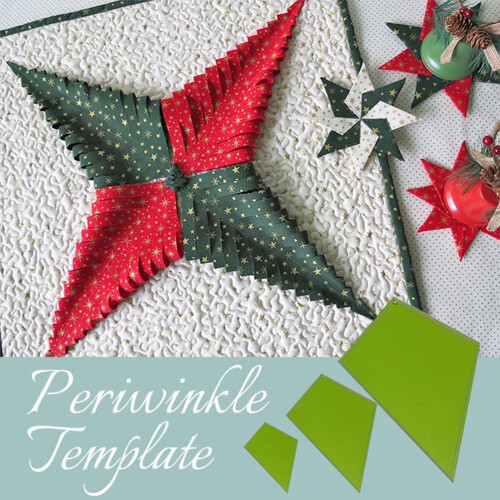 Periwinkle Quiltvorlagen 3er Pack für Patchwork und Nähhandwerke