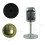 Microphone de décor vintage simulé 165x50mm noir 10