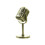 Microphone de décor vintage simulé 165x50mm noir 6