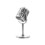 Microphone de décor vintage simulé 165x50mm noir 7