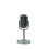 Microphone de décor vintage simulé 165x50mm noir 3