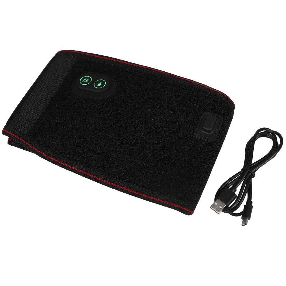 Heating Back Belt 3 Temperatures Lower Back Vibration Massage Pain Relief Hot Compress Lumbar Pad
