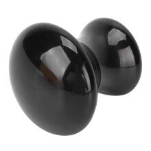 Herramienta de gua sha de obsidiana en forma de hongo 3,5x3x2,5 cm negro