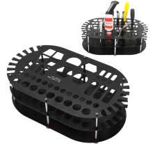 Rack in lega di alluminio 170x290x93 mm modellino d'auto nero