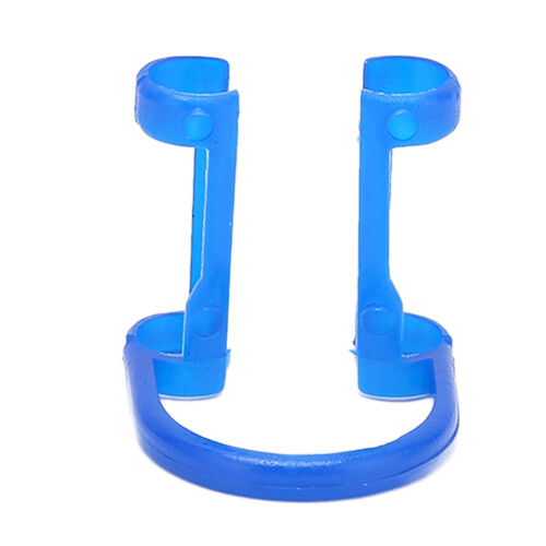 100 pezzi clip porta-rotolo di cotone blu compatto 2