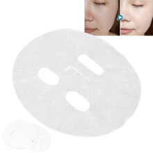 50 feuilles de masque facial en coton pour compresse humide