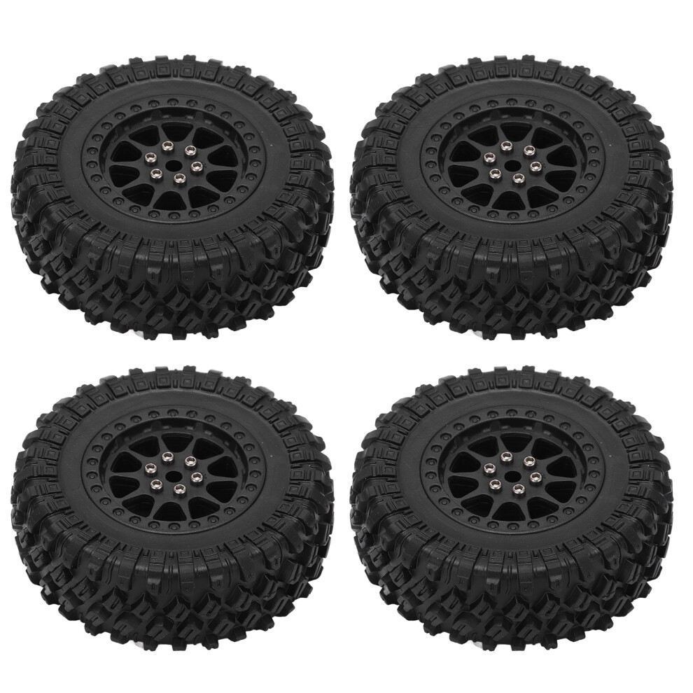 4Pcs Rc Car Tires Tyre Wheel For Mn D90 D91 D99 D99s D86 Rc Car Spare Upgrades Accessoriesr789bl Black 7901322006745